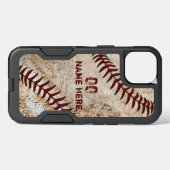 Personalized OtterBox Vintage Baseball Phone Cases (Back Horizontal)
