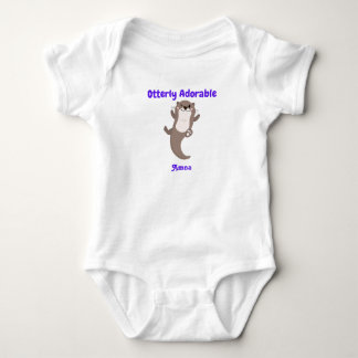 Personalized Otterly Adorable Baby Bodysuit