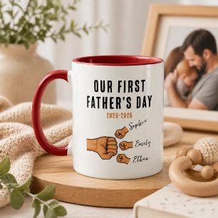 Personalized Our First Father’s Day Mug   New Dad
