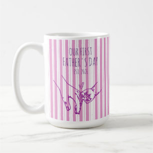 Personalized Our First Father's Day Mug