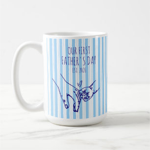 Personalized Our First Father's Day Mug