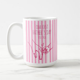 Personalized Our First Father's Day Mug
