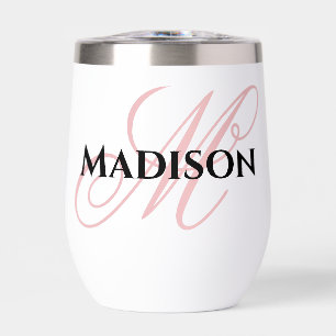Personalized outdoor wine glass