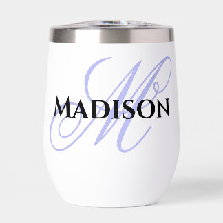 Personalized outdoor wine glass