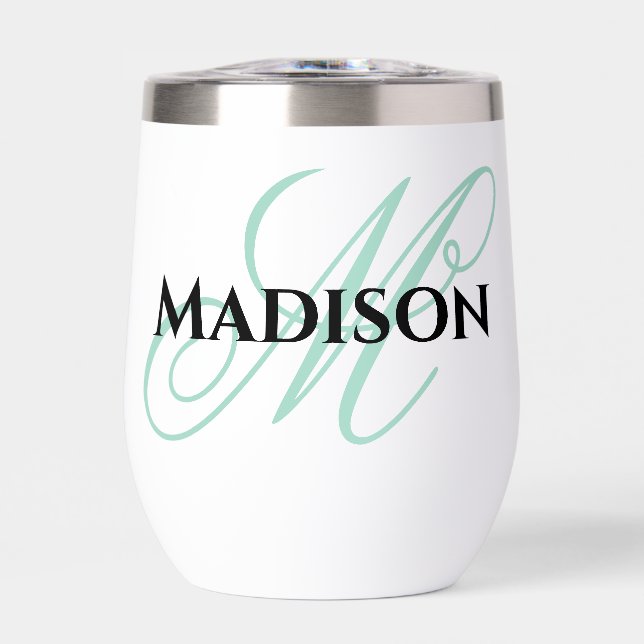 Personalized outdoor wine glass thermal wine tumbl (Front)