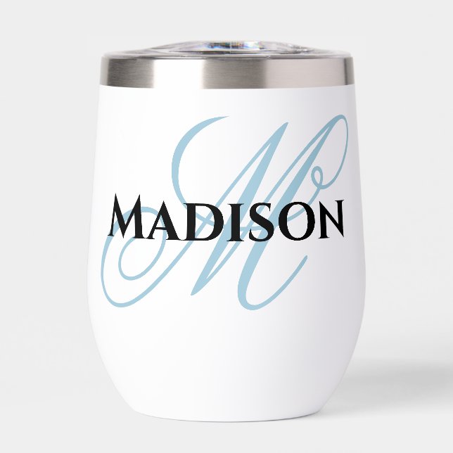 Personalized outdoor wine glass thermal wine tumbl (Front)