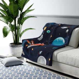 Personalized Outer Space Activity in the Galaxy Fleece Blanket