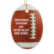 Personalized Oval Football Sports Ornament