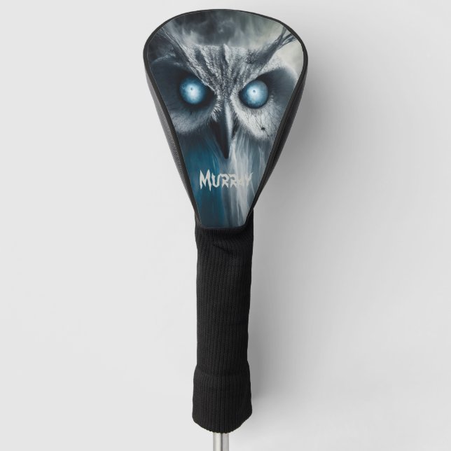 Personalized Owl-O-Ween Golf Driver Cover (Front)