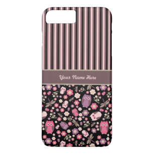 Personalized Owl Pattern iPhone 7 Plus Case