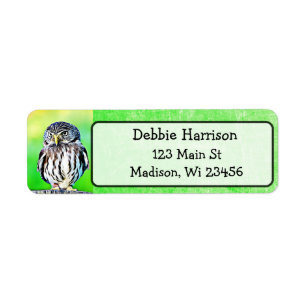 Personalized Owl Return Address Labels