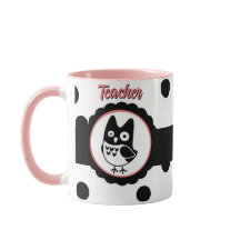Personalized Owl Teacher Mug