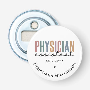 Personalized PA Physician Assistant Graduation Bottle Opener