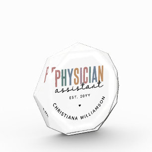 Personalized PA Physician Assistant Graduation Photo Block