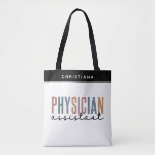 Personalized PA Physician Assistant Graduation Tote Bag