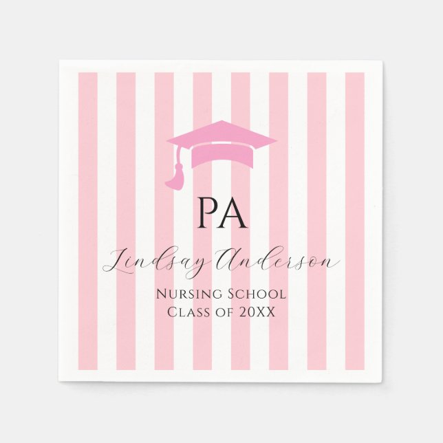 Personalized PA Physician Assistant Napkin (Front)