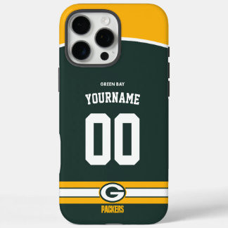 Personalized Packers Jersey American Football iPhone 16 Pro Max Case