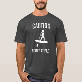 Personalized Paddleboarding At Play Shirt