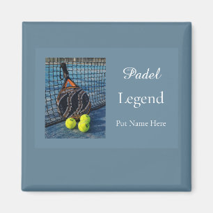 Personalized Padel Legend Gift for Him Magnet
