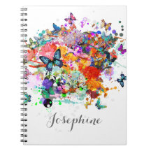 Personalized Paint splash Butterflies Pop Art