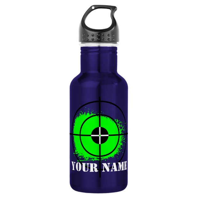 Personalized paintball sports water bottle gift (Front)