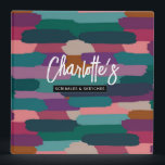 Personalized Painted Brushstrokes Purple Custom 3  Binder<br><div class="desc">A Bold,  colourful and Painted Brushstroke design that you can customize with your name,  child’s name,  monogram initials or other text. A great binder for keeping your child’s art or for an aspiring young artist.</div>