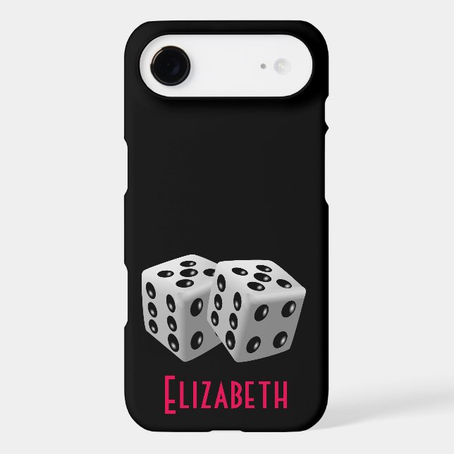 Personalized Pair of Dice Case-Mate iPhone Case (Back)