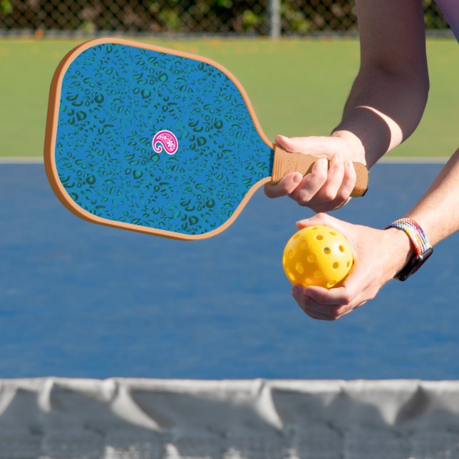 Personalized Paisley Pickleball Paddle Gift (Insitu)