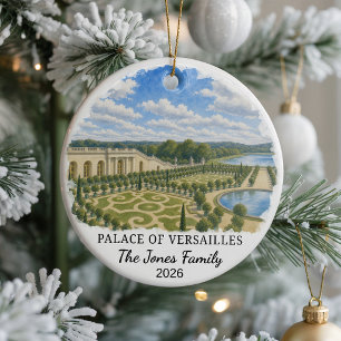 Personalized Palace of Versailles Ceramic Ornament