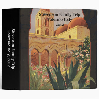 Personalized Palermo Travel Binder