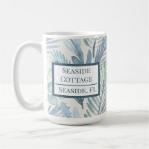 Personalized Palm Airbnb Vacation Rental Coffee Mu