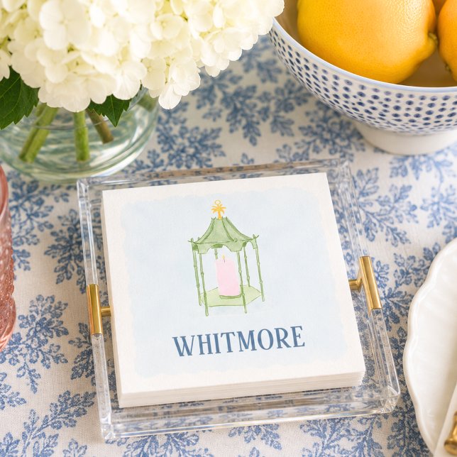Personalized Palm Beach Lantern  Napkin (Creator Uploaded)