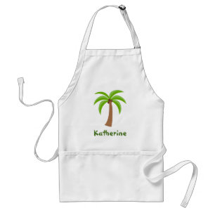 Personalized Palm Tree Standard Apron