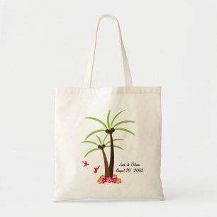 Personalized Palm Tree Tote Bag