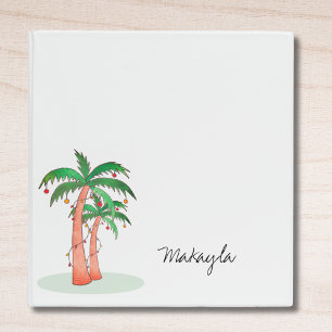 Personalized Palm Trees Binder