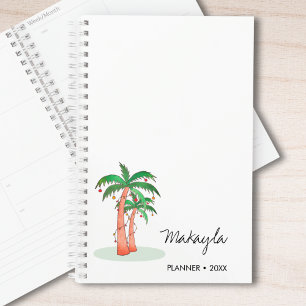 Personalized Palm Trees  Planner