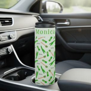 Personalized Pandan Leaf  Thermal Tumbler