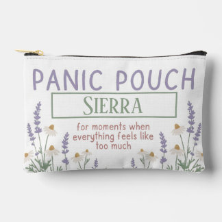 Personalized Panic Pouch Makeup Bag Calm Kit