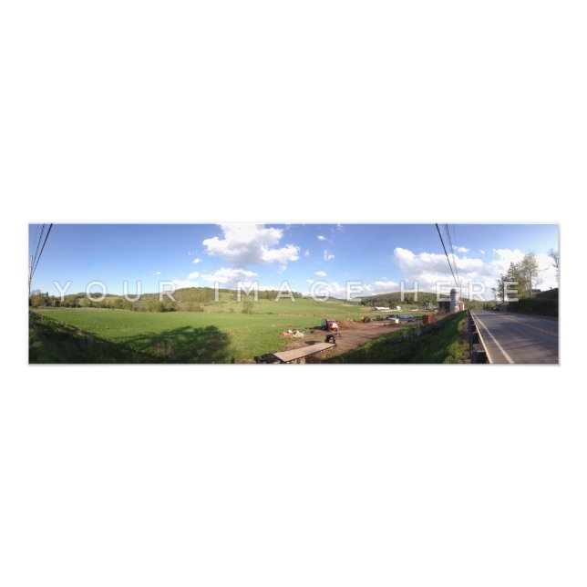 Personalized Panoramic Custom Photo Enlargements (Front)