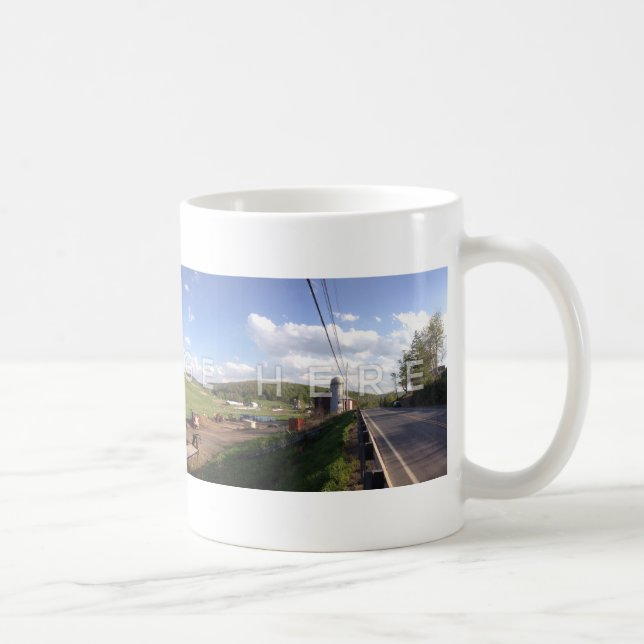 Personalized Panoramic Custom Photo Mugs (Right)