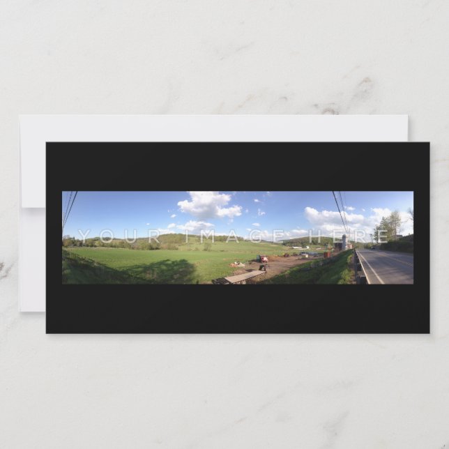 Personalized Panoramic Photo Card Designs (Front)