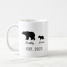 Personalized Papa Bear and Baby Bear Mug