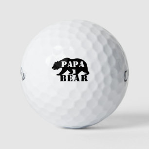 Personalized Papa Bear Golf Balls, Callaway Balls