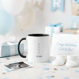Personalized PAPA Est.2026 Mug Dad to be