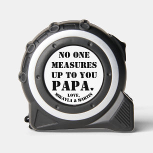 Personalized Papa Fathers Day No One Measures Up 1