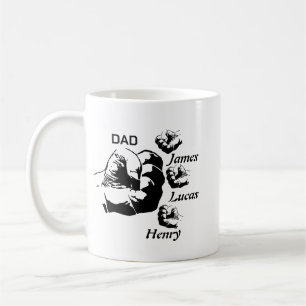 Personalized Papa mug, Custom Fathers Day mug