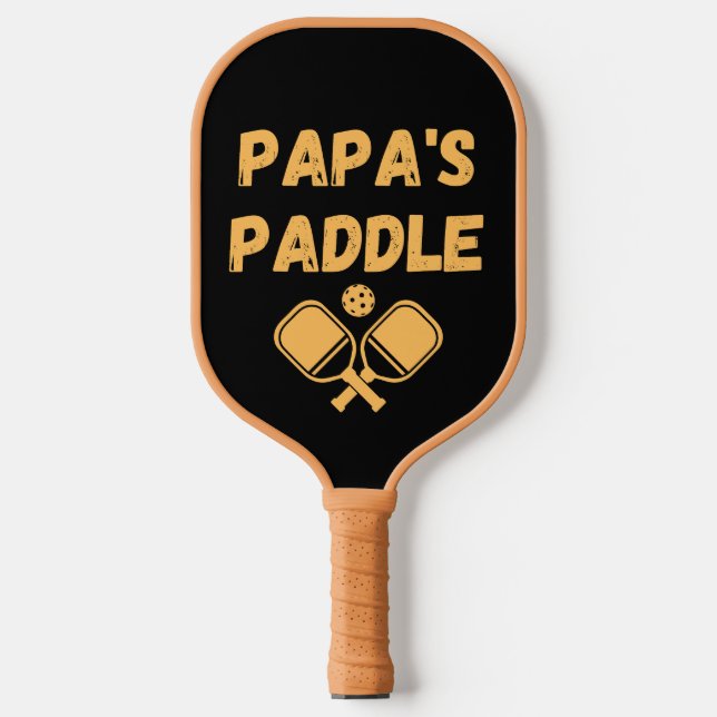 Personalized Papa's Pickleball Paddle (Front)