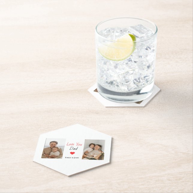 Personalized Paper Coaster | Father's Day Gifts (Insitu)