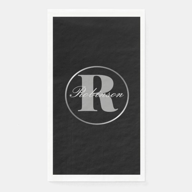 Personalized Paper Guest Towel Napkin (Front)