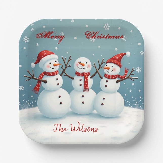 Personalized Paper Plate (Front)